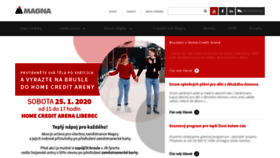 What Magnabohemia.cz website looked like in 2020 (4 years ago)