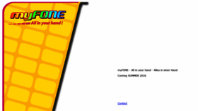 What Myfone.nl website looked like in 2020 (4 years ago)