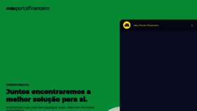 What Meuportalfinanceiro.pt website looked like in 2020 (4 years ago)