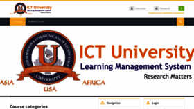 What Moodle.ictuniversity.org website looked like in 2020 (4 years ago)