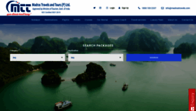 What Madrastravels.in website looked like in 2020 (4 years ago)