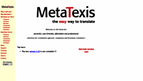 What Metatexis.com website looked like in 2020 (4 years ago)