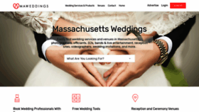 What Maweddings.com website looked like in 2020 (4 years ago)