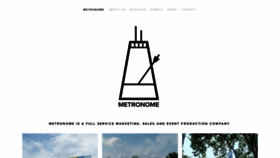 What Metronomechicago.com website looked like in 2020 (4 years ago)