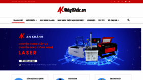 What Maykhac.vn website looked like in 2020 (4 years ago)