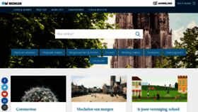 What Mechelen.be website looked like in 2020 (4 years ago)