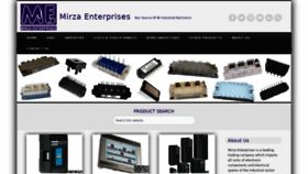 What Mirzaenterprises.pk website looked like in 2020 (5 years ago)