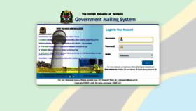 What Mail.tcaa.go.tz website looked like in 2020 (4 years ago)