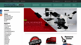 What Microscopesandmore.com website looked like in 2020 (4 years ago)
