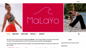 What Malayo.de website looked like in 2020 (4 years ago)