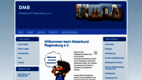 What Mieterbund-regensburg.de website looked like in 2020 (4 years ago)