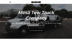 What Mesatowingcompany.com website looked like in 2020 (4 years ago)