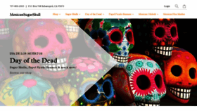 What Mexicansugarskull.com website looked like in 2020 (4 years ago)