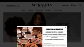 What Mesaudacosmetics.it website looked like in 2020 (4 years ago)