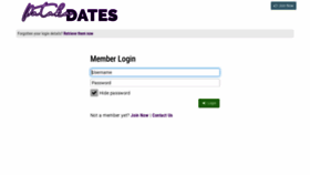 What Members.patakadates.in website looked like in 2020 (4 years ago)