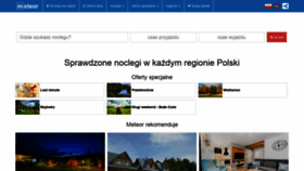 What M.meteor-turystyka.pl website looked like in 2020 (4 years ago)