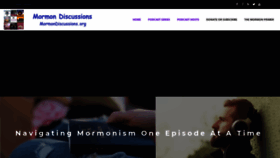 What Mormondiscussions.org website looked like in 2020 (4 years ago)