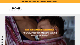 What Moderndaymoms.com website looked like in 2020 (4 years ago)