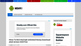 What Modapk1.com website looked like in 2020 (4 years ago)