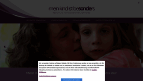 What Meinkindistbesonders.de website looked like in 2020 (4 years ago)