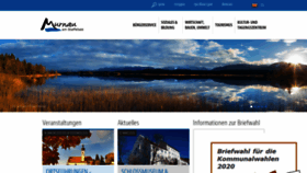 What Murnau.de website looked like in 2020 (5 years ago)