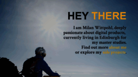 What Milanwittpohl.com website looked like in 2020 (4 years ago)