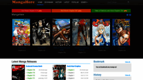 What Mangahere.top website looked like in 2020 (4 years ago)