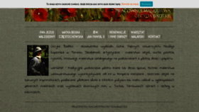 What Malarstwosakralne.pl website looked like in 2020 (4 years ago)