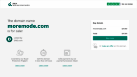 What Moremode.com website looked like in 2020 (4 years ago)