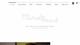 What Mindheart.co website looked like in 2020 (4 years ago)