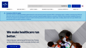 What Medline.com website looked like in 2020 (4 years ago)