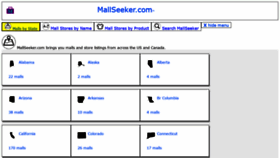 What Mallseeker.com website looked like in 2020 (4 years ago)