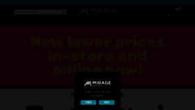 What Mirage.co.uk website looked like in 2020 (4 years ago)