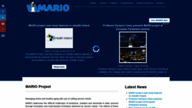What Mario-project.eu website looked like in 2020 (4 years ago)