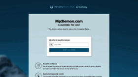 What Mp3lemon.com website looked like in 2020 (4 years ago)