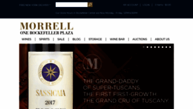 What Morrellwine.com website looked like in 2020 (4 years ago)