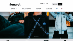 What Marat.ee website looked like in 2020 (4 years ago)