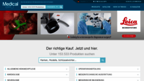 What Medicalexpo.de website looked like in 2020 (5 years ago)
