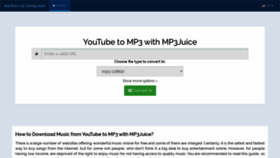 What Mp3juice.download website looked like in 2020 (4 years ago)