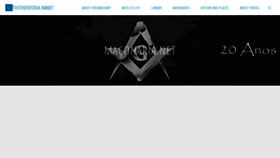 What Maconaria.net website looked like in 2020 (4 years ago)