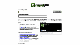 What Mgnet.me website looked like in 2020 (4 years ago)