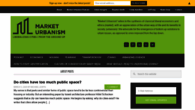 What Marketurbanism.com website looked like in 2020 (4 years ago)