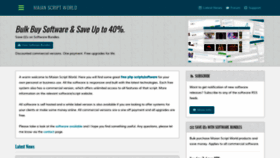What Maianscriptworld.co.uk website looked like in 2020 (5 years ago)