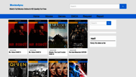 What Movies4you.org website looked like in 2020 (4 years ago)