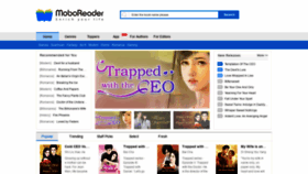 What Moboreader.com website looked like in 2020 (4 years ago)