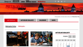 What Metropola.zenskyweb.sk website looked like in 2020 (4 years ago)
