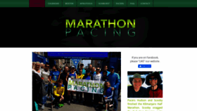 What Marathonpacing.com website looked like in 2020 (4 years ago)