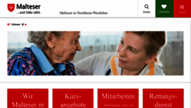What Malteser-in-nrw.de website looked like in 2020 (4 years ago)