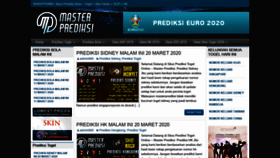 What Masterprediksi.org website looked like in 2020 (4 years ago)