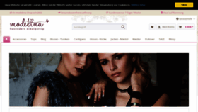 What Modebina.de website looked like in 2020 (4 years ago)